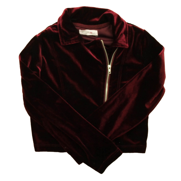 Beautees Girls Burgundy Jacket size: 7 Years - Picture 1 of 1